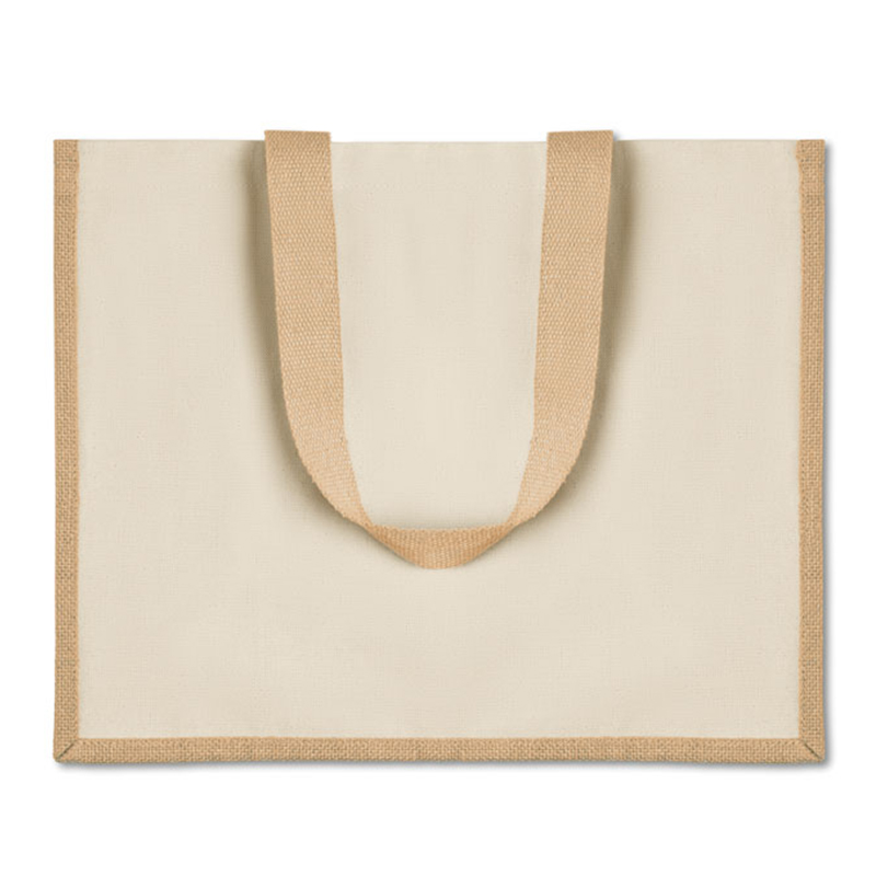 Shopper canvas en jute - Afbeelding 7