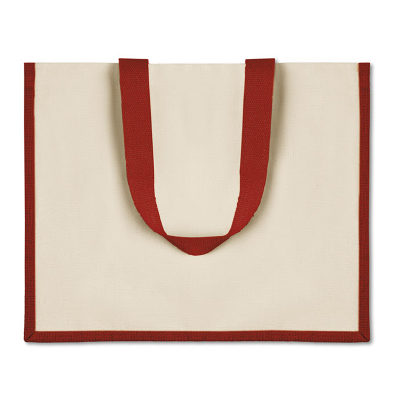 Shopper canvas en jute - Afbeelding 4