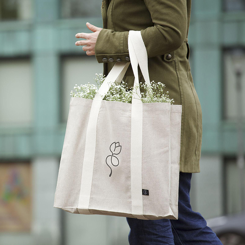 Winkeltas gerecycled katoen - Afbeelding 3