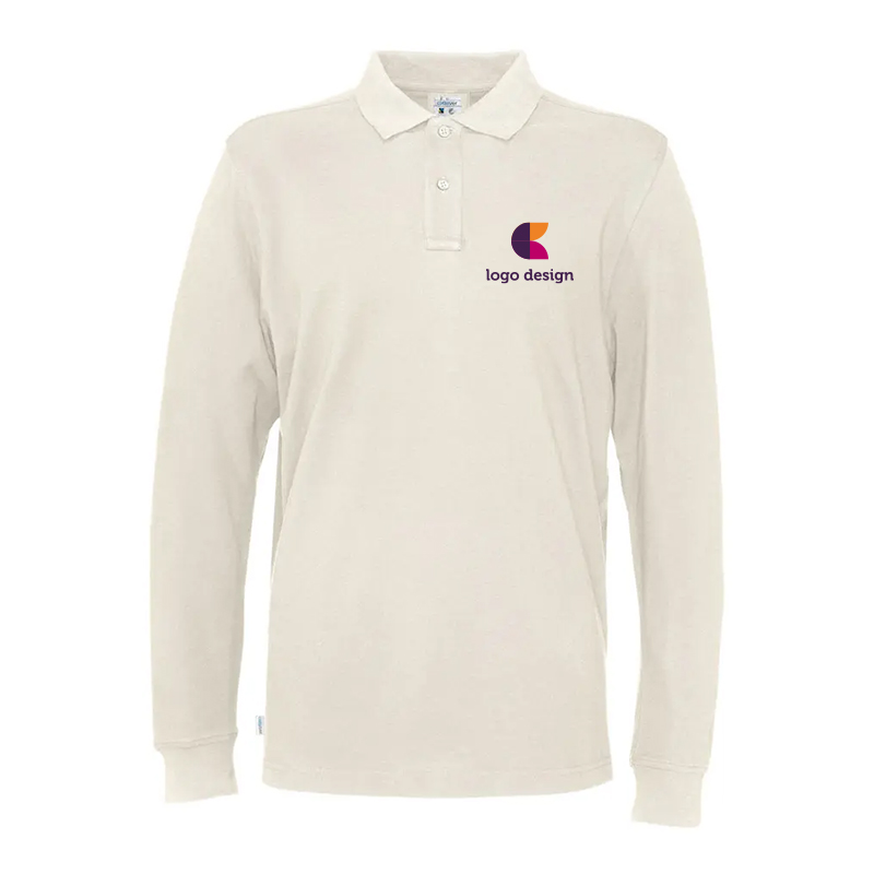 Polo longsleeve heren