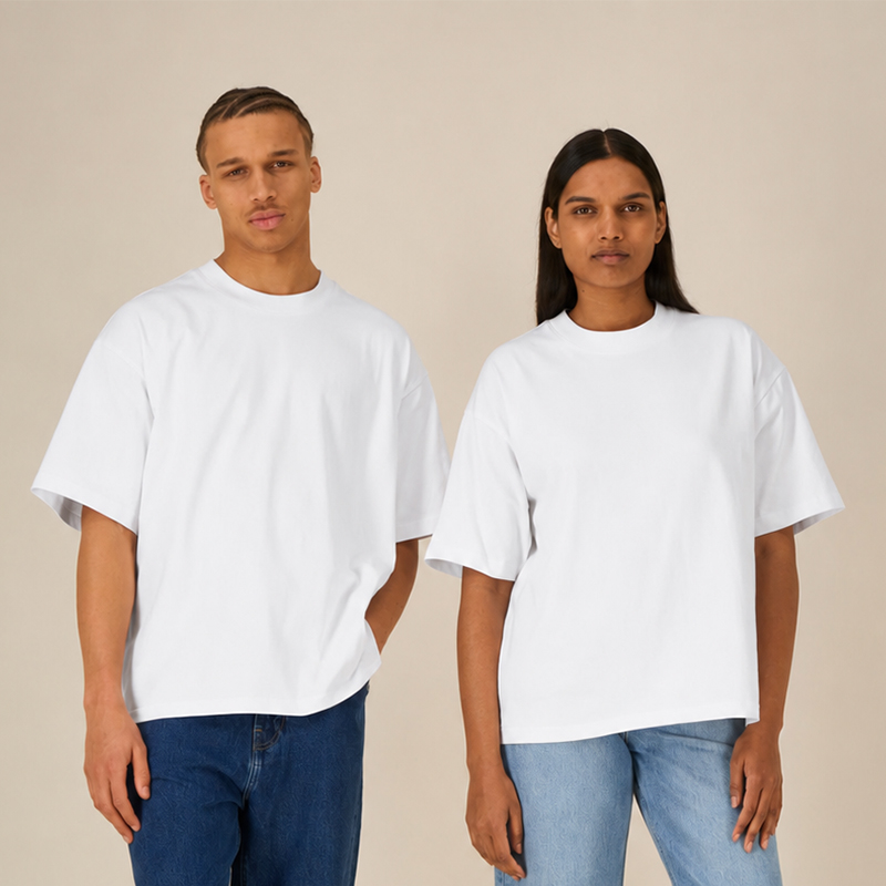 Stanley/Stella Asher unisex boxy T-shirt - Afbeelding 4