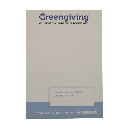 warmte Waakzaam Bloeden Veezel briefpapier | 90 gr./m2 | Eco relatiegeschenk - Greengiving.nl