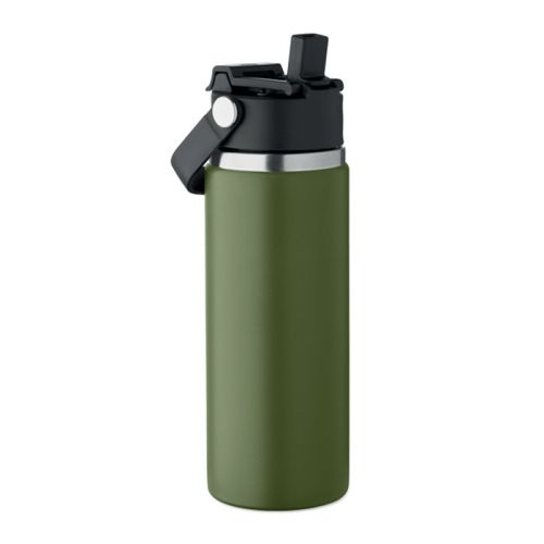 Dubbelwandige fles met rietje - Afbeelding 4