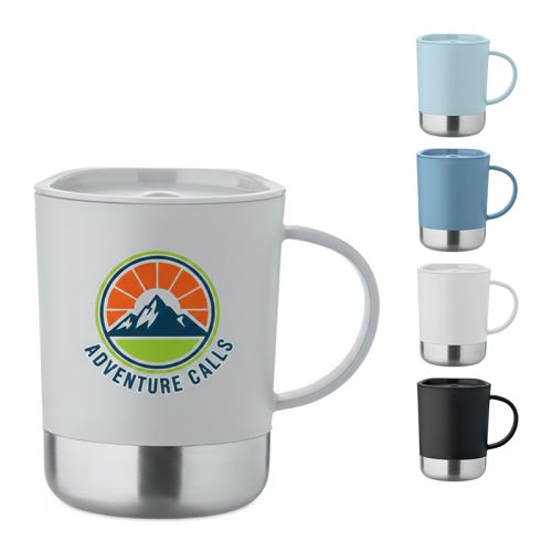 PP mok met schuifdeksel - Afbeelding 1