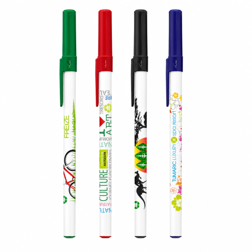 BIC pen Round Stic Ecolutions full colour - Afbeelding 1