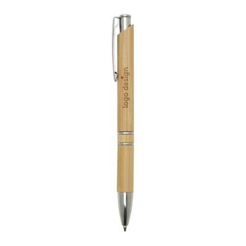 Elegante bamboe balpen - Afbeelding 1