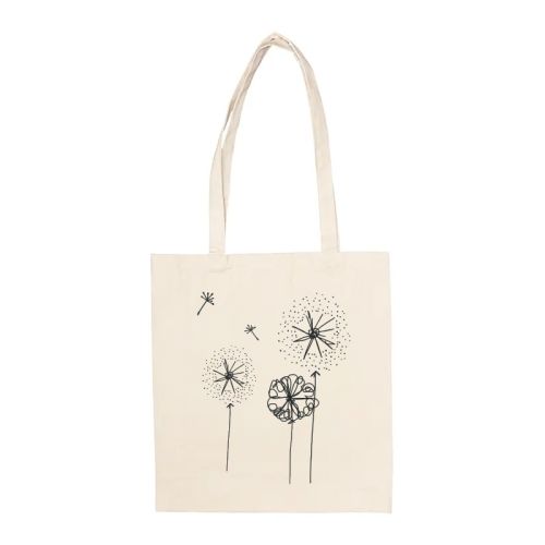 Ecru canvas shopper XL - Afbeelding 1