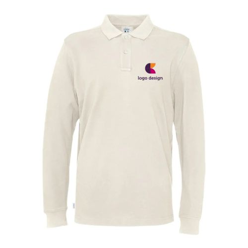 Polo longsleeve heren - Afbeelding 1