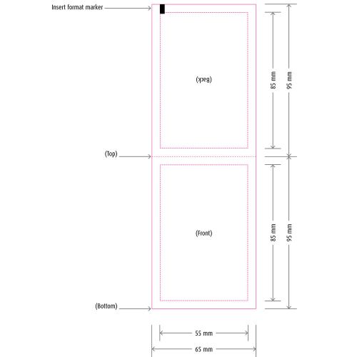 Zaadzakjes 65 x 95 mm tomatenvezelpapier - Afbeelding 2