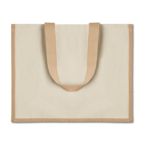 Shopper canvas en jute - Afbeelding 7